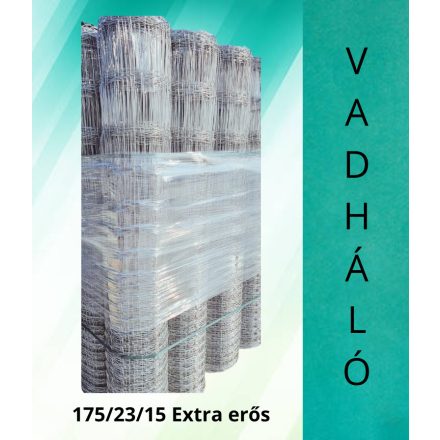 VADHÁLÓ 175/23/15 - 2,0/ 2,8MM CSAVART KÖTÉSŰ HORGANYZOTT EXTRA ERŐS